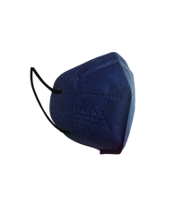 Cargar imagen en el visor de la galería, Mascarilla FFP2 Doble Filtro con Nanofibras, Color Azul Marino