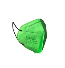 Cargar imagen en el visor de la galería, Mascarilla FFP2 Doble Filtro con Nanofibras, Color Verde Manzana

